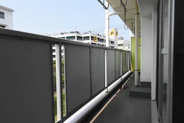 バルコニー(ビレッジハウスの同一物件・同一タイプの間取りの写真です)