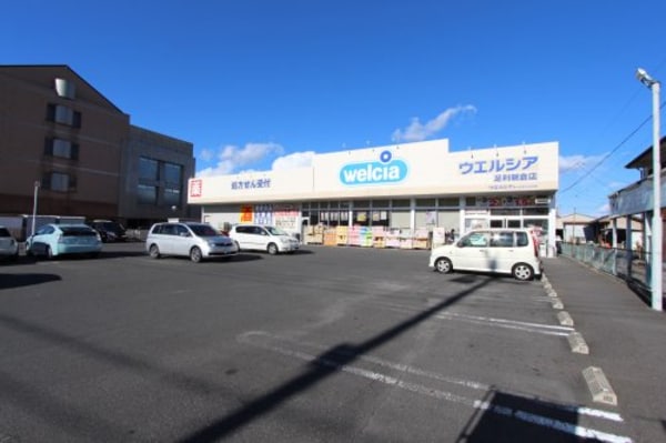 周辺環境(ウエルシア足利朝倉店 610m)