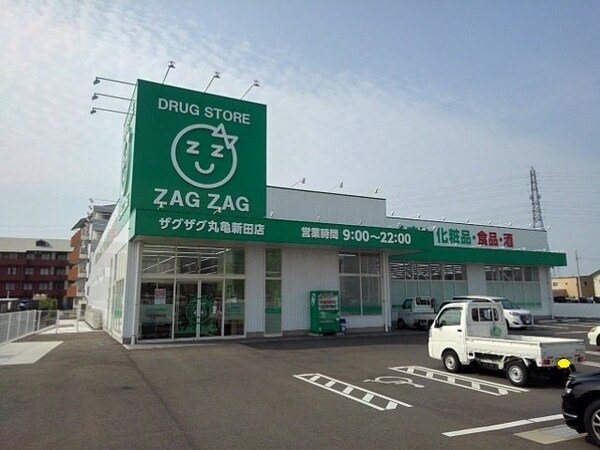 周辺環境(ザグザグ丸亀新田店まで850m)