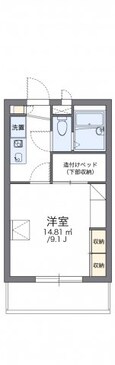レオパレスラフィーネの間取図