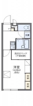 レオパレス桜坂の間取図