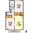 屋島ハイツ　B棟の間取図