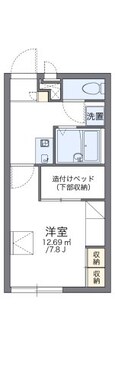 レオパレス向日葵の間取図