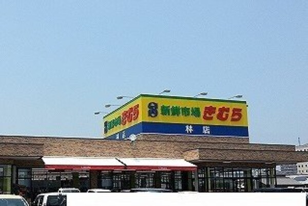 周辺環境(新鮮市場きむら　林店まで600m)
