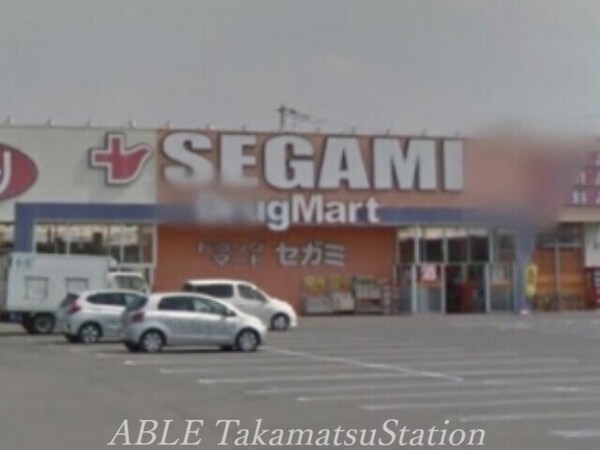 周辺環境(ドラッグマートセガミ勅使店 732m)