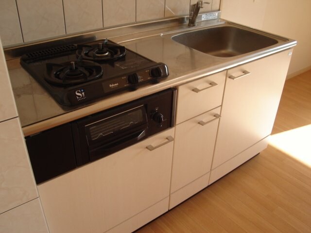 物件内観写真10　(2口ガスコンロ)