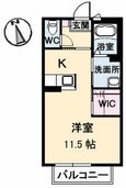 ディアス西宝町の間取図