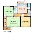 沢津町三丁目9-12貸家の間取図