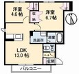 ライフレビュー Aの間取図