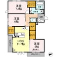 D-ROOMC Ⅴの間取図