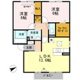 エタージュの間取図