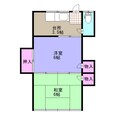 福田アパートの間取図