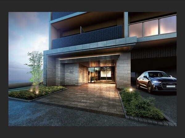 物件外観写真2　(ゆとりのあるエントランスです)