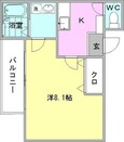 クレフラスト大同A棟の間取図