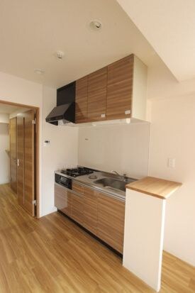 物件内観写真7　(コンパクトなキッチンで掃除もラクラク)