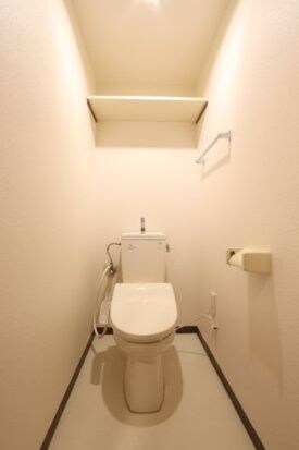 物件内観写真9　(落ち着いた色調のトイレです)