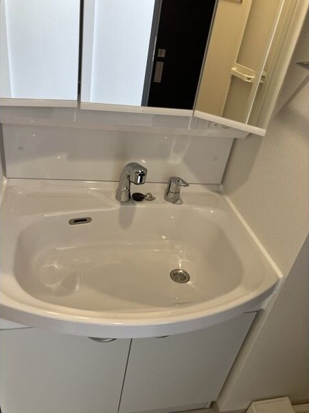 物件内観写真9　(朝の支度にも助かる、独立の洗髪洗面化粧台)