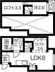Maison Blanche(メゾンブランシュ)の間取図