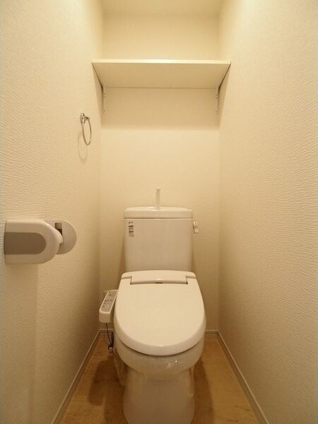 物件内観写真7　(落ち着いた色調のトイレです)