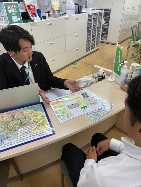 丁寧な接客を心掛けております。お客様の笑顔が生きがいです！