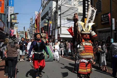 照姫まつり　行列（商店街：パークロード石神井）