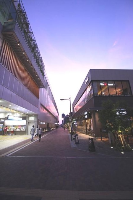 石神井公園駅　夕暮れ時です。