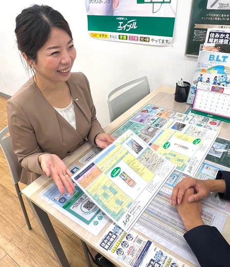 明るく笑顔でお部屋探しをサポート致します♪