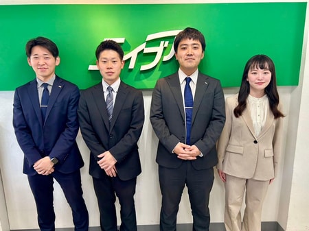 20代のフレッシュな社員から知識豊富なスタッフまで揃っております！何でもお気軽にご相談ください♪