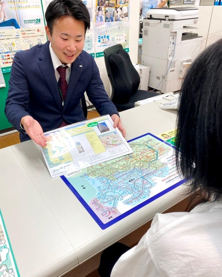 お客様の為に全力でお部屋探しをお手伝いさせていただきます。