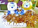 株式会社エイブル西船橋店のハロウィン着用チンタイガー2匹
