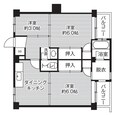 ビレッジハウス古賀3号棟 (209号室)の間取図