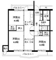 ビレッジハウス志染18号棟 (502号室)の間取図