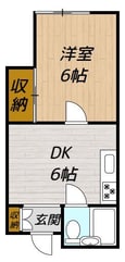 ハイツさざなみの間取図