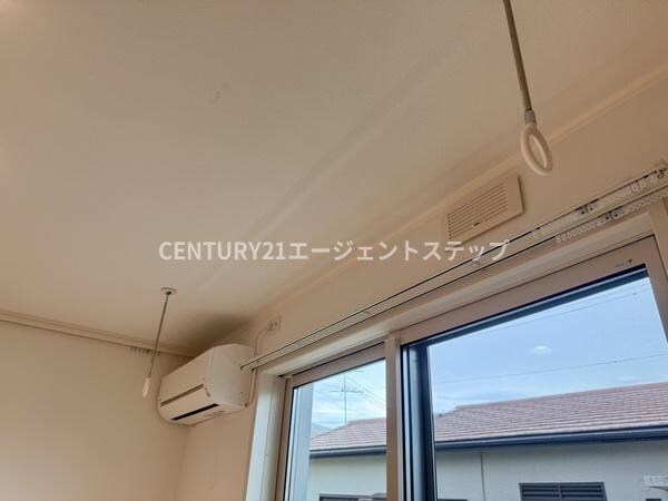 リビング(室内物干し)