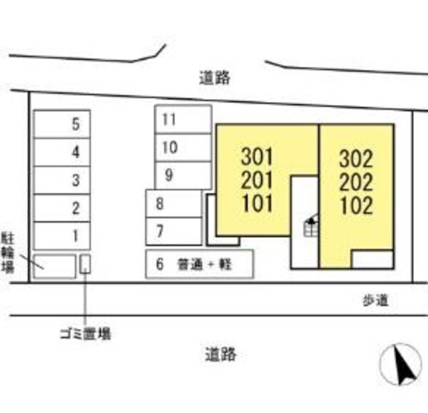 駐車場(配置図)