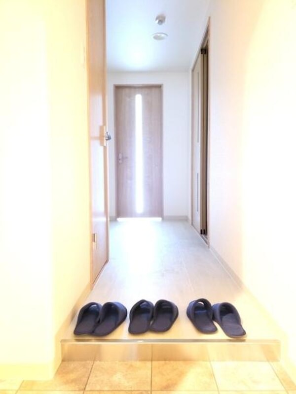 現地からの眺望(★玄関側から見た室内★)