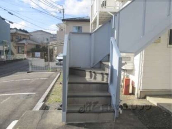 玄関前