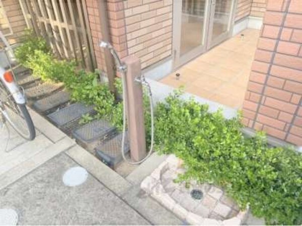 ペット足洗い場