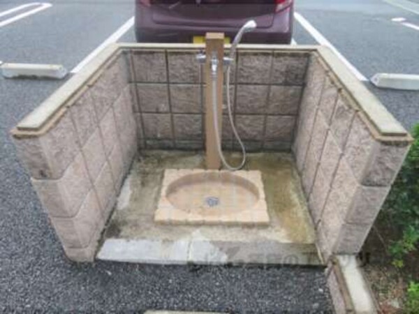 ペット足洗い場
