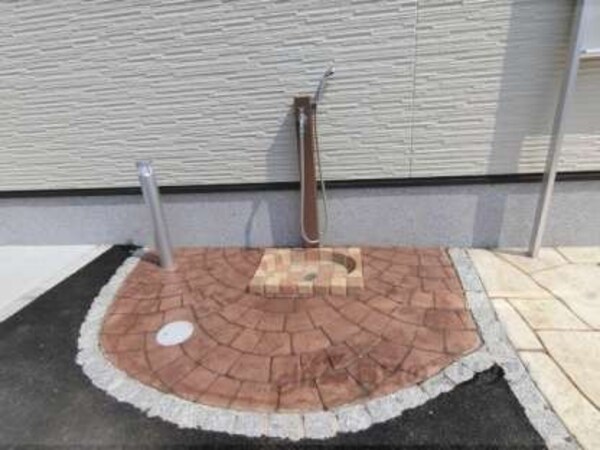 ペット足洗い場