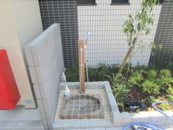ペット足洗い場