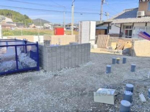 エントランス(建築中)