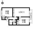セジュール久宝寺の間取図