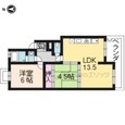 北前田マンションの間取図