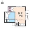 リバーハイツ深草の間取図