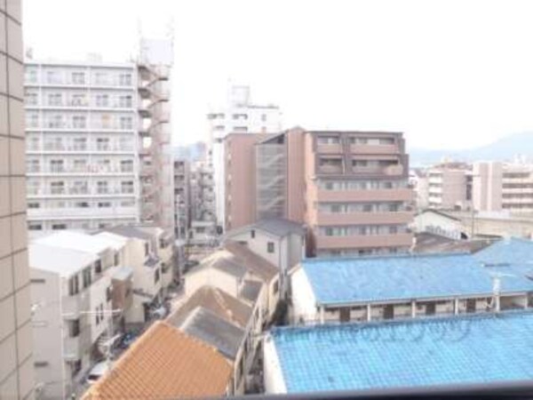 ベランダ(見晴らしのいい６階のお部屋)