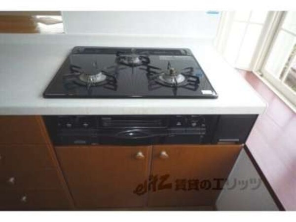 ガス3口コンロ