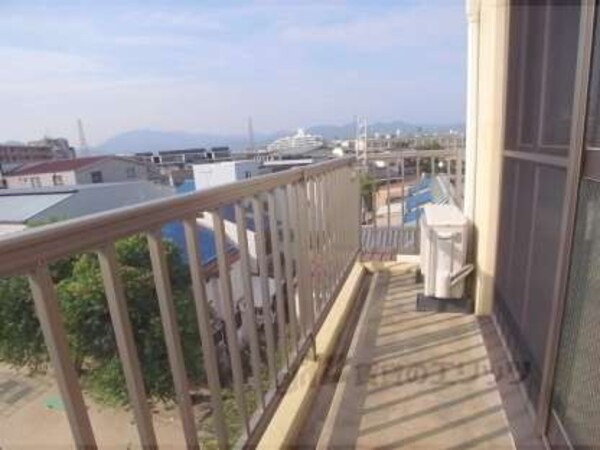 ベランダ(西向き)