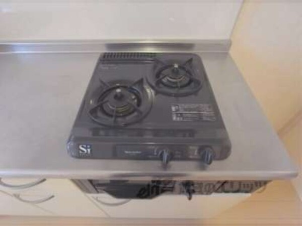 ガス2口コンロ
