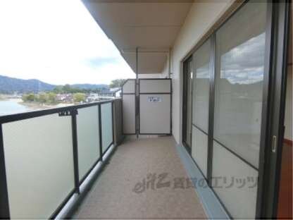 レックスガーデン大津南郷リオのベランダ